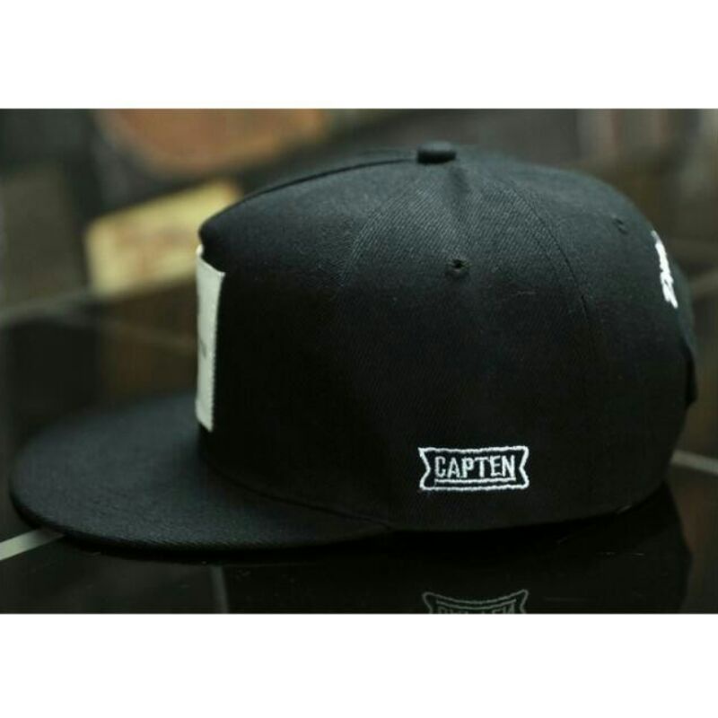 Rhodey Topi Snapback Hip Hop Hat N86 Brooklyn Twenty - Black