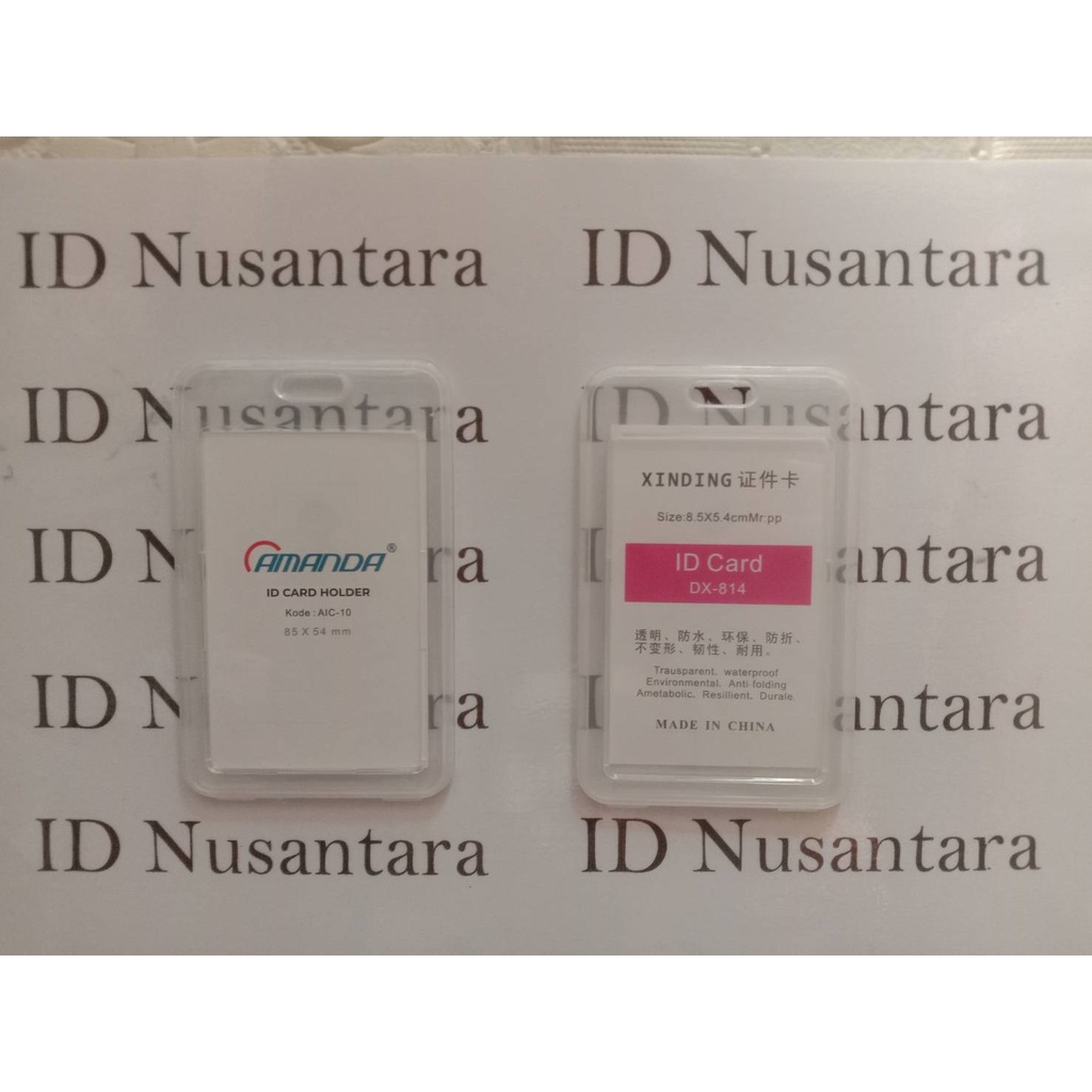 

Casing ID Card Potrait Tutup Plastik