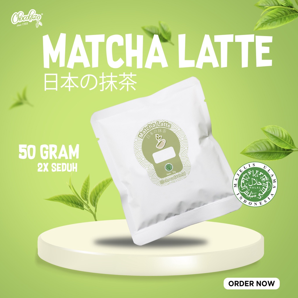 

Japan Matcha Latte Powder Minuman Matcha Siap Seduh Green Tea Serbuk 50g - Chocolazo Matcha Latte cmp