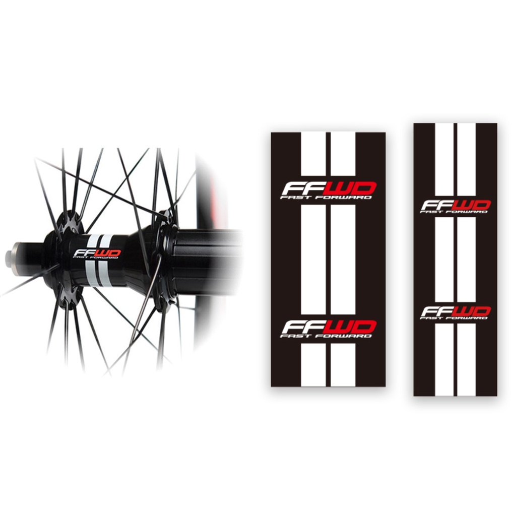 Stiker HUB FFWD decal sepeda mtb downhill fixie road