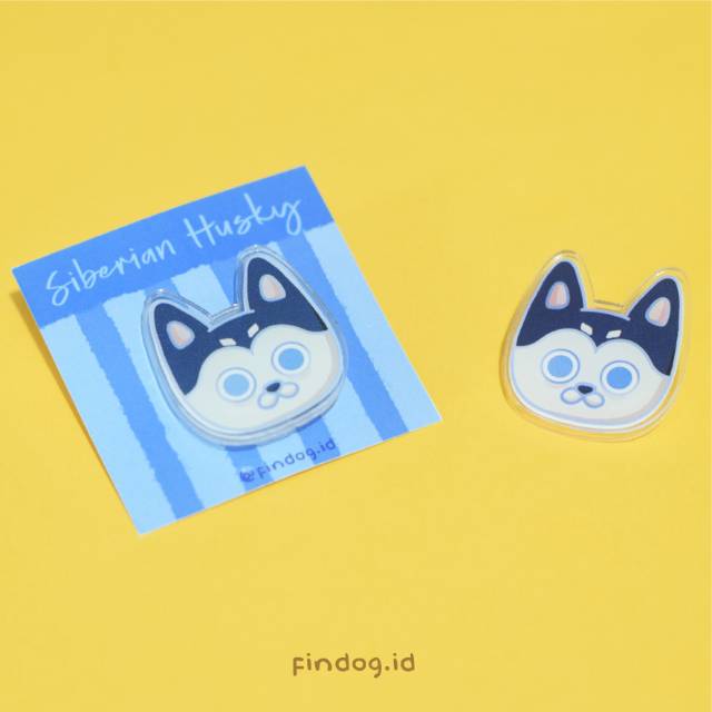 

Siberian Husky Akrilik / Acrylic Pin