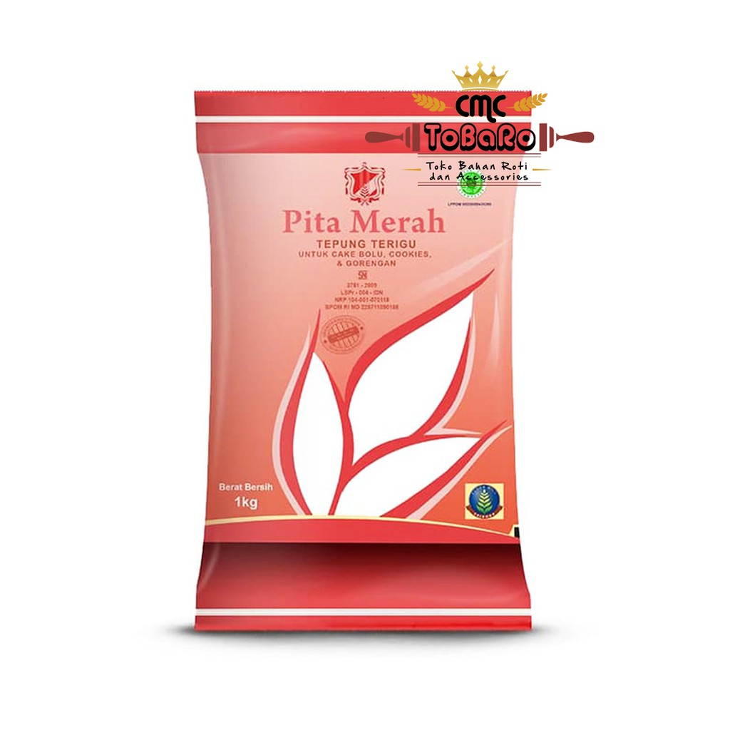 

Tepung Protein Rendah Pita Merah 1 Kg