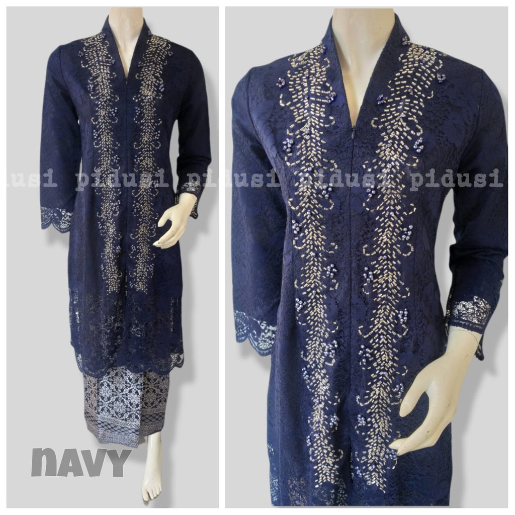 KEBAYA KARTINI BROKAT NON GLITER / KEBAYA BROKAT PAYET / KEBAYA BROKAT PESTA