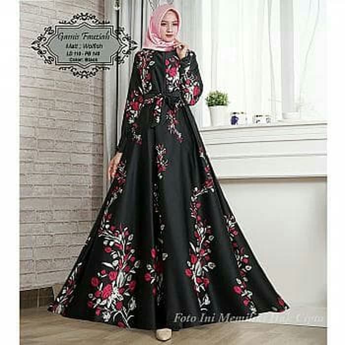 Gaun / dress wanita / cewe KS- Gamis Fauziah( 2 WARNA) untuk pesta kerja hadiah kado