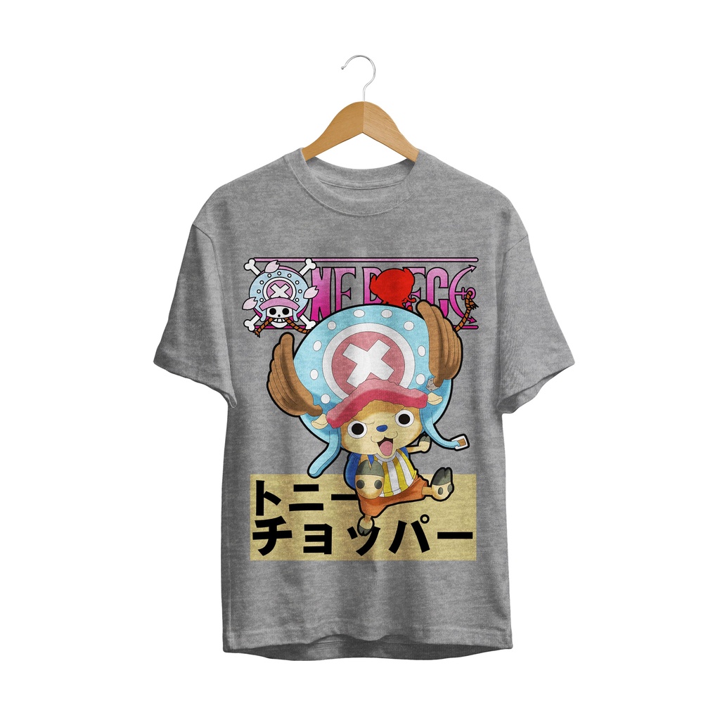 BAJU KAOS DISTRO SERIES ANIME CHOPPER ONE PIECE STRAW HAT PIRATES MANGA JEPANG