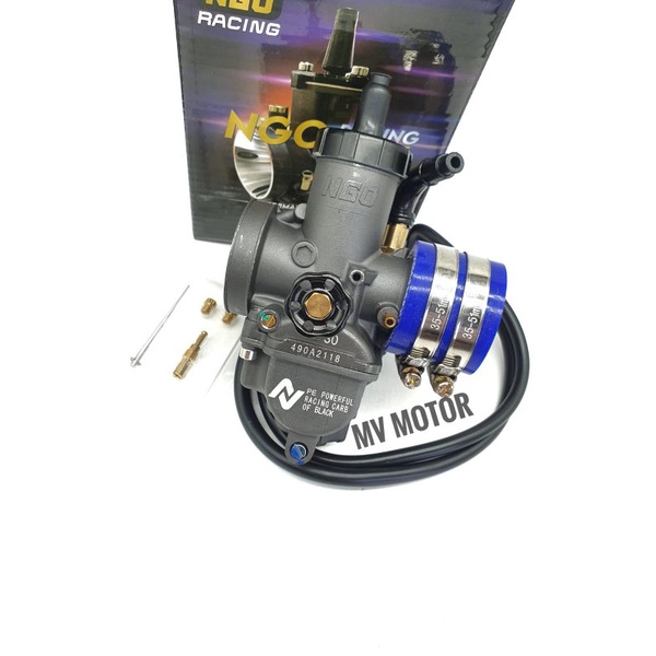 Karburator/Karbu Cpo Original Pe 24 28 30 P-Racing Black Free Pilot Jet Men Jet - Pe 24 28 30 NGO-Pe 30 NGO Hitam
