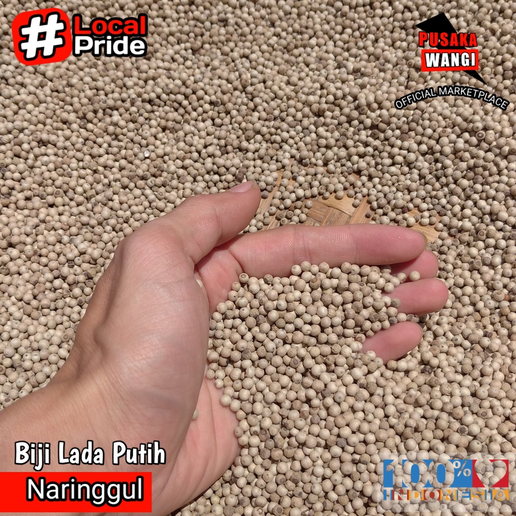 

100g Lada Putih Biji Utuh Whole White Pepper Pedes Rempah Best QUALITY