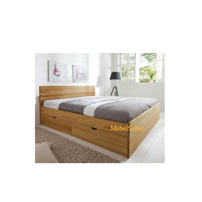 Tempat Tidur Modern Laci Model Jepang, Dipan Minimalis Kayu Ala Korea