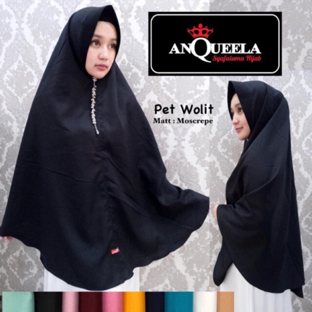 ANQUEELA | Jilbab Khimar Wolit