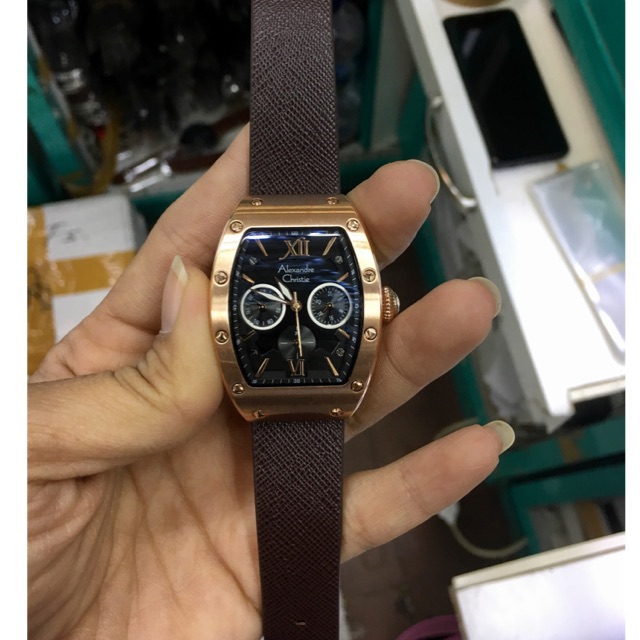 Jam tangan wanita Alexander Christie 2780 rosgold