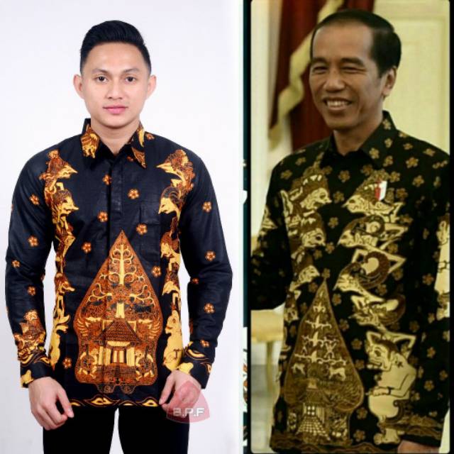 BATIK JOKOWI MOTIF WAYANG