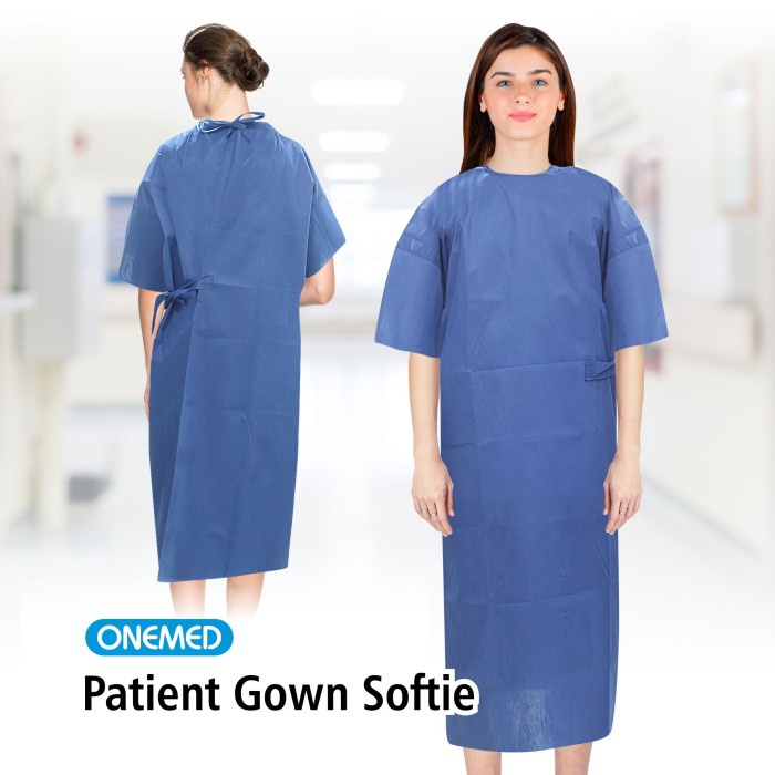 Patient Gown Softie Baju Pasien Onemed Pcs