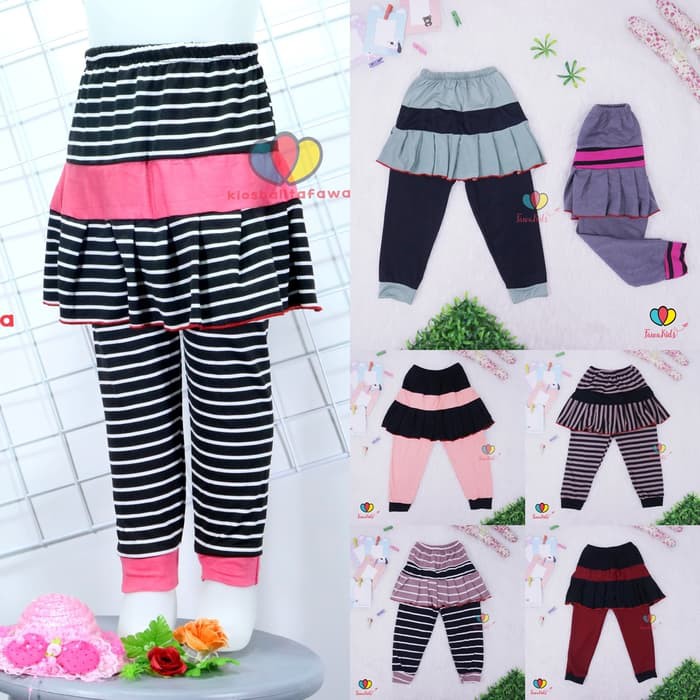 Umbrella Pants Uk 3-4 th // Celana Panjang Anak Cewek Legging Anak