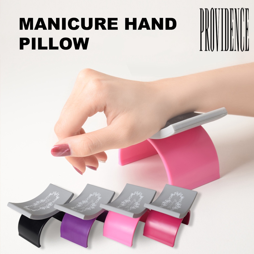 Sandaran Tangan Bentuk U Bahan Silikon Anti Slip Mudah Dibersihkan Reusable Untuk Manicure