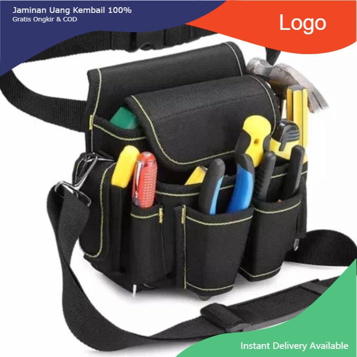 tas perkakas mekanik Listrik komplit tool kit set muat banyak