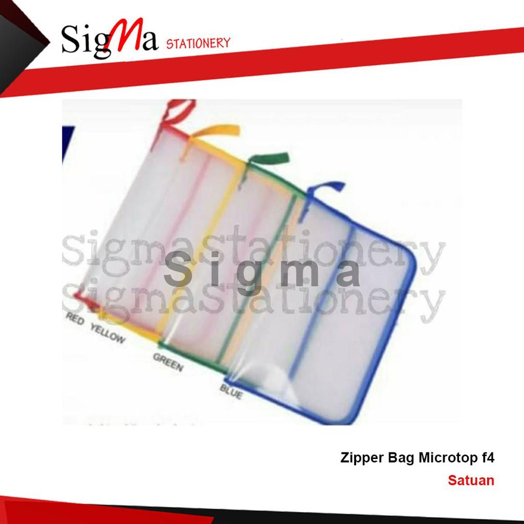 

Zipper Bag / Map Resleting MICROTOP Folio F4 Satuan