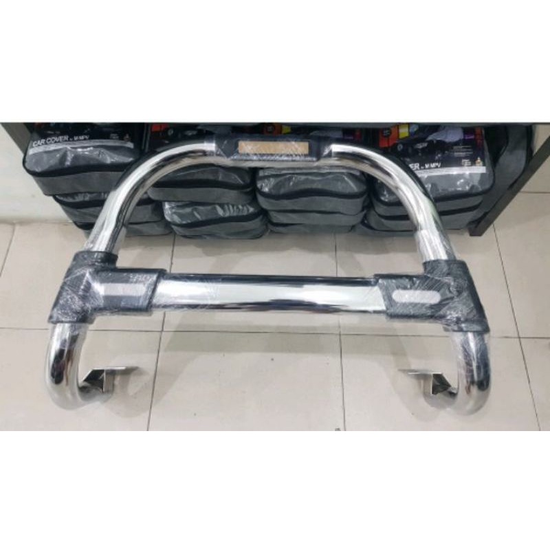 Bumper bemper tanduk pengaman Depan besi pipa chrome Daihatsu Taruna long/sort/oxxy model evo sporty