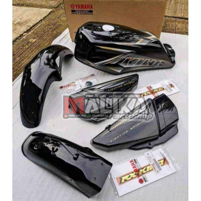 COVER BODY SET YAMAHA RX-KING 135 RX-KING HITAM 2008/2009 PREDAM FULLSET