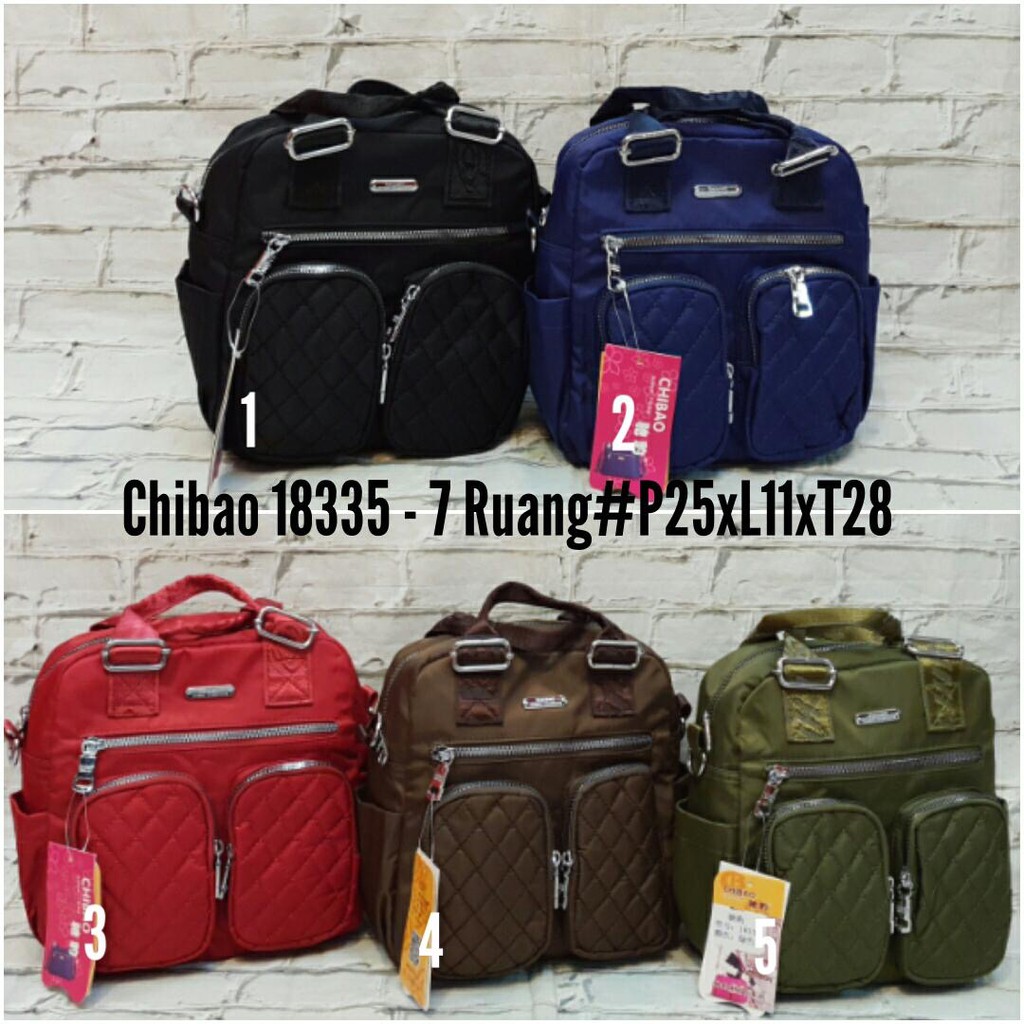 TAS CHIBAO 3 FUNGSI IMPORT - TAS RANSEL - TAS SELEMPANG - HAND BAG