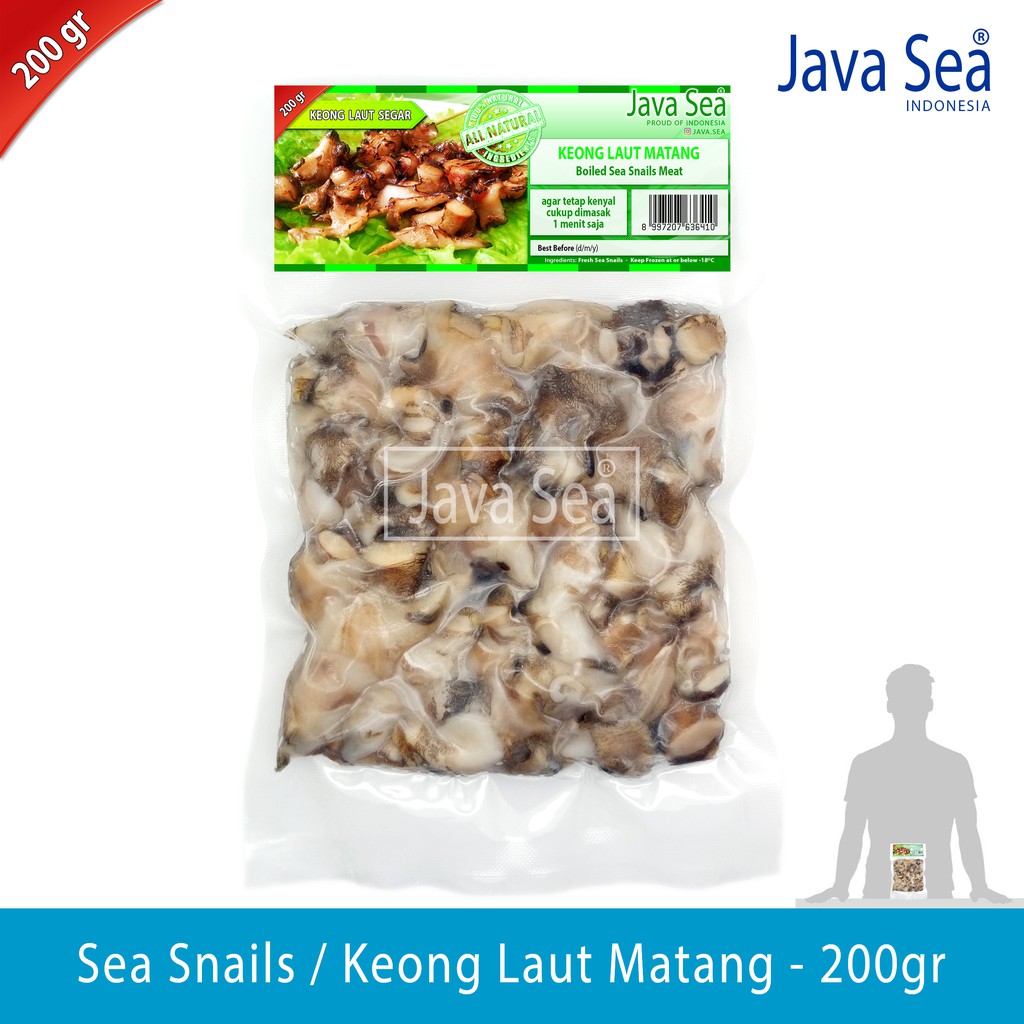 

Daging Keong Laut sudah matang pack 200gr Java Sea