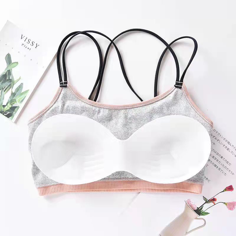 Bra Set Bralette Wanita Sexy Bahan Katun Import Bra Musim Semi - Bra Set Musim Panas