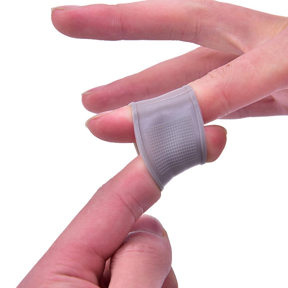 Lanfy Golf Finger Sleeve Aksesoris Golf Alat Bantu Latihan Golf Biru Abu Pink Silikon Anti-Slip Safety Pelindung Tangan