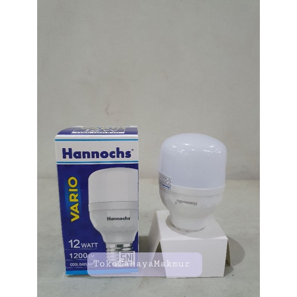 Lampu LED Bohlam Vario 12w 12watt Hannochs CoolDayLight