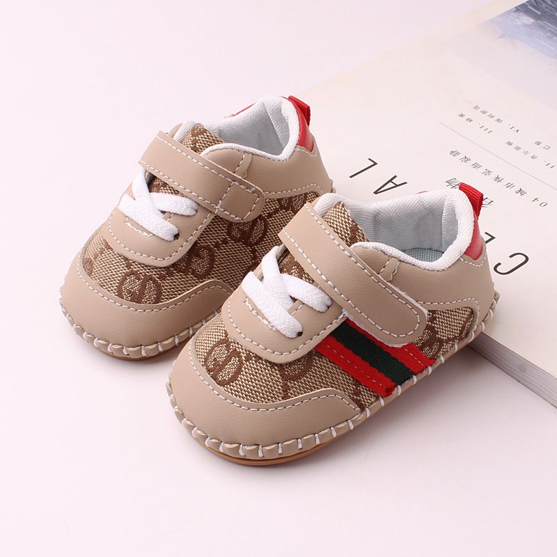 READY STOK!!! sepatu keren anak unisez usia 0-4 tahun import warna COKLAT / sneakers lucu good quality /  SA-006 ananakstore