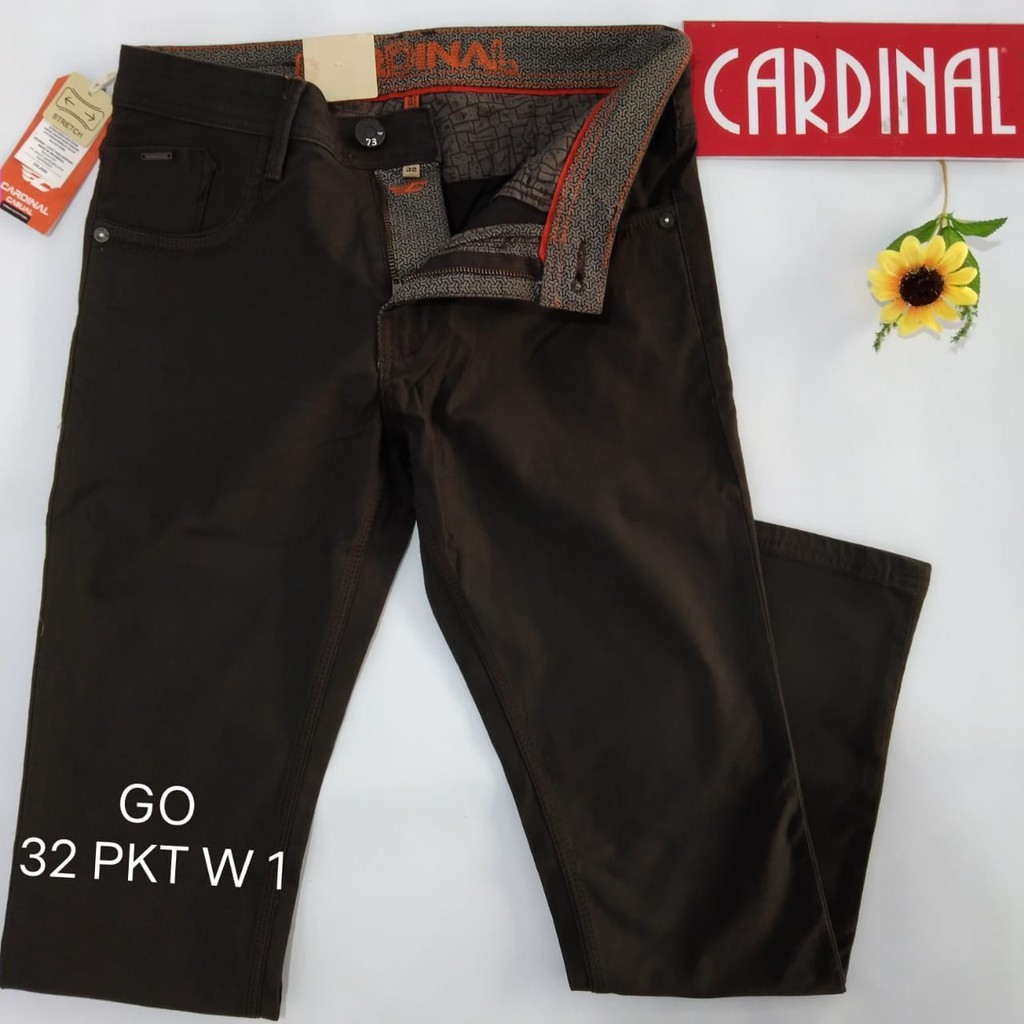 gof 32-PKT 1 CARDINAL CASUAL CELANA POCKETS PANJANG Celana Chino Pria Fashion Laki Brand Kekinian