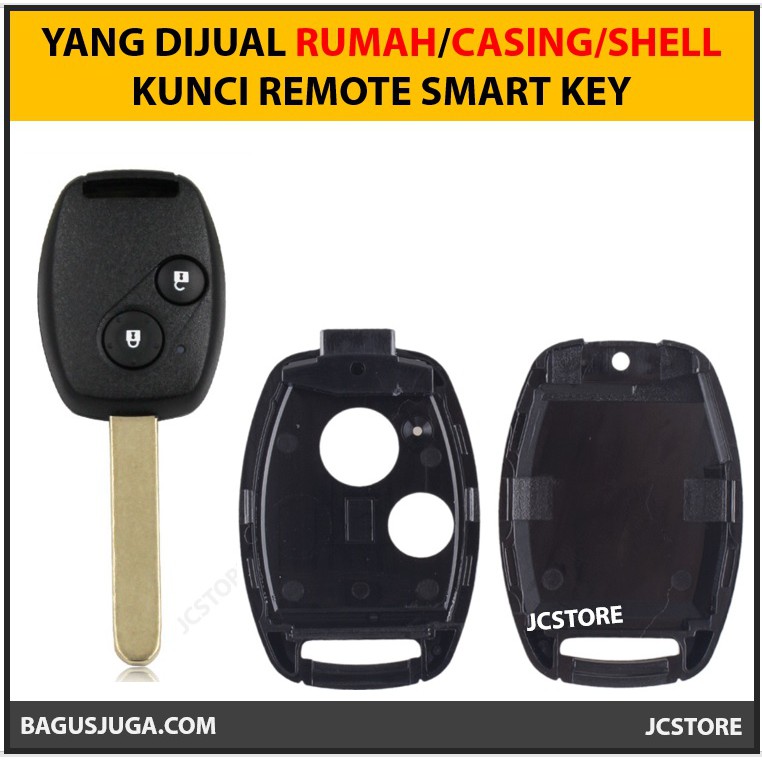 HONDA RUMAH KUNCI CIVIC CRV ACCOR JAZZ 2BTN CASING REMOTE CASE SHELL