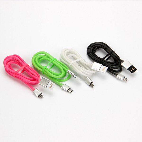 Robot RAM100 1M Micro USB Data Cable for Android Pink