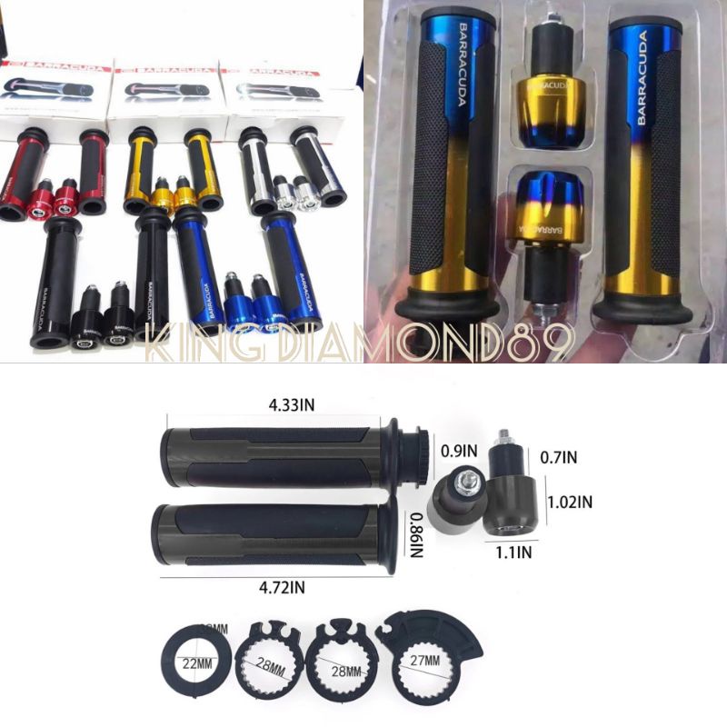 Handgrip motor Handgrip Barracuda Original Universal Nmax,Aerox,PCX,Vario,R15,Vixion,Cbr150r,Ninja