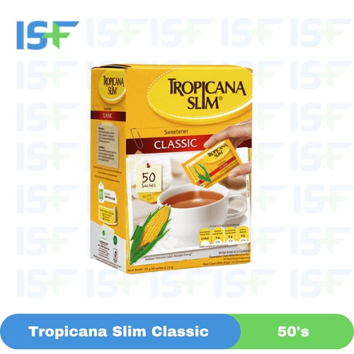 

⭐ISF⭐Tropicana Slim Classic 50's /Tropicana Slim Sweetener Classic - Pemanis untuk Bantu Batasi Gula