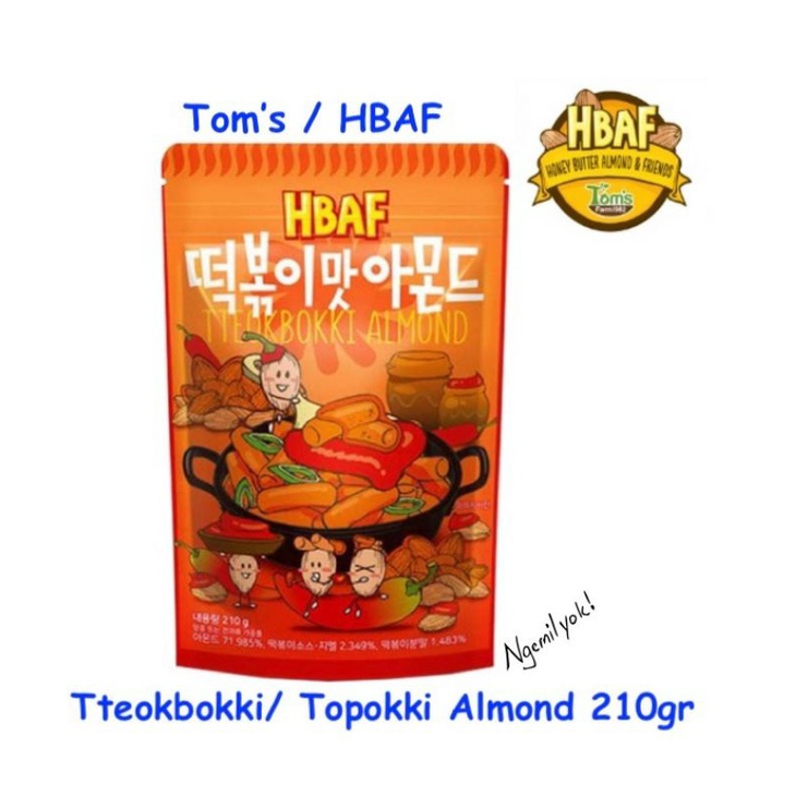 Tteokbokki / Topokki Almond - Tom's Farm Korea