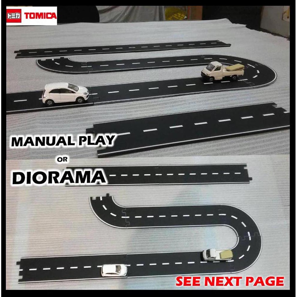 Tomica  Hotwheel Track Roads Diorama CROSS JUNCTION Limited