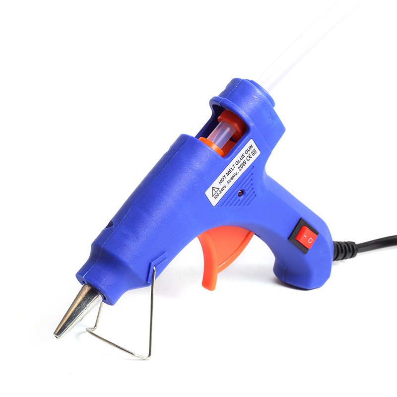 Alat Lem Tembak Glue Gun 20W Lem Bakar Cair/Lem Lilin Include Lem