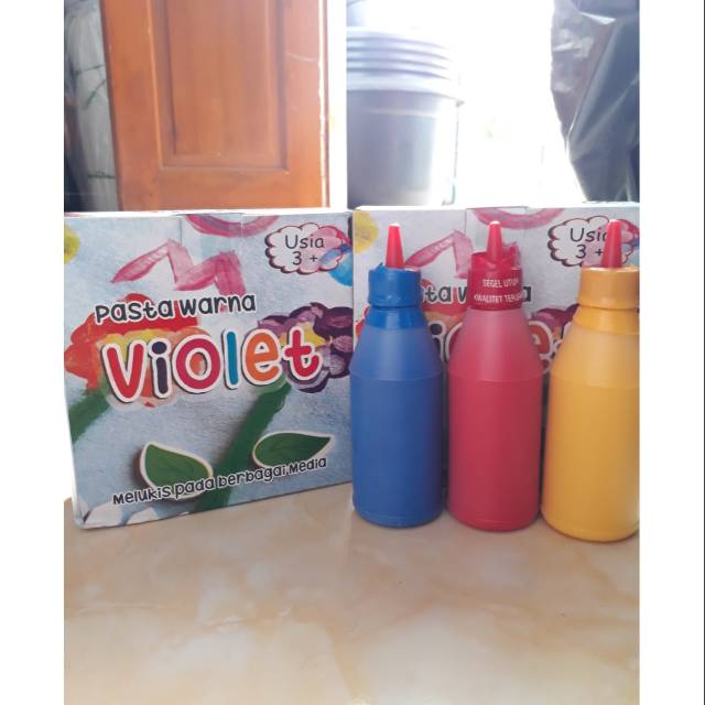 

Pasta Warna / Cat Air Violet (isi 3 warna)