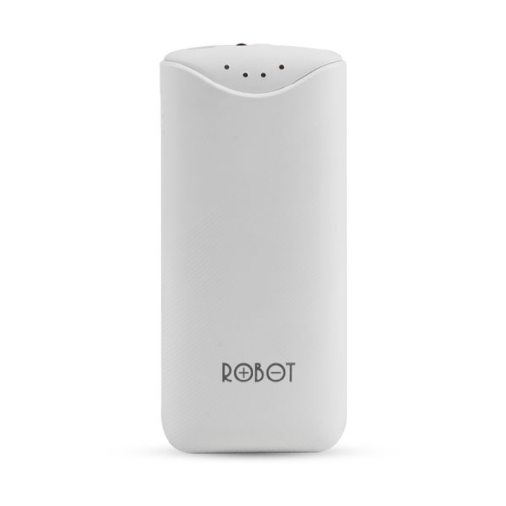 Power Bank ROBOT RT5800 (HANYA SUMUT) 5200 MAH White