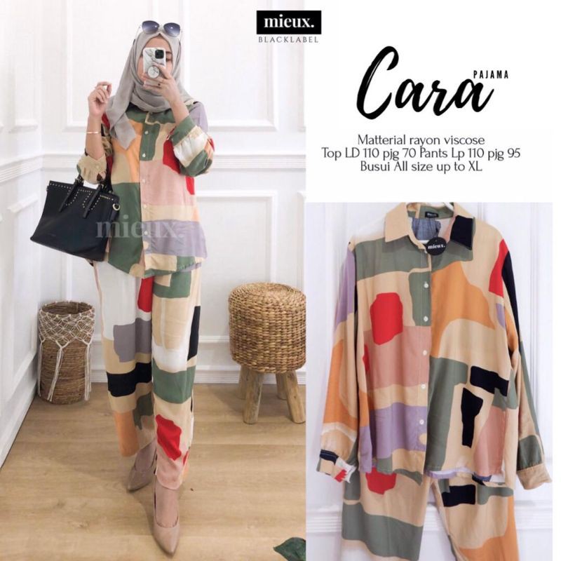 CARA PAJAMAS/ MIEUX INDONESIA/ PAJAMA SET/PAJAMA/ PAJAMA MIEUX INDONESIA