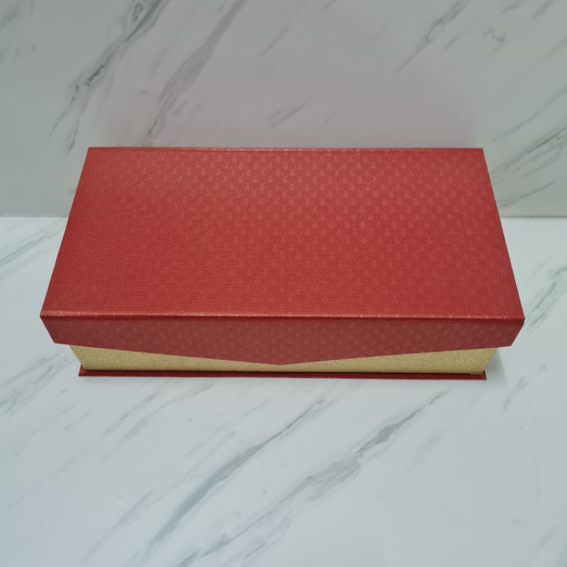 

box magnet 30x15x8cm / kotak kue kering 2 toples bulat 500gr