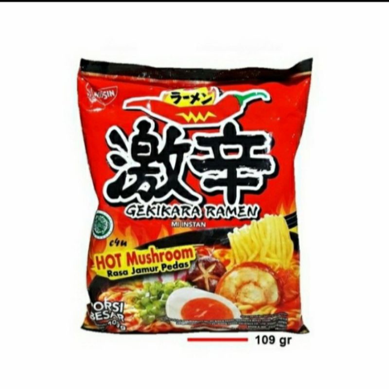 

Nissin Gekikara Ramen Hot Musrhoom 74gram*