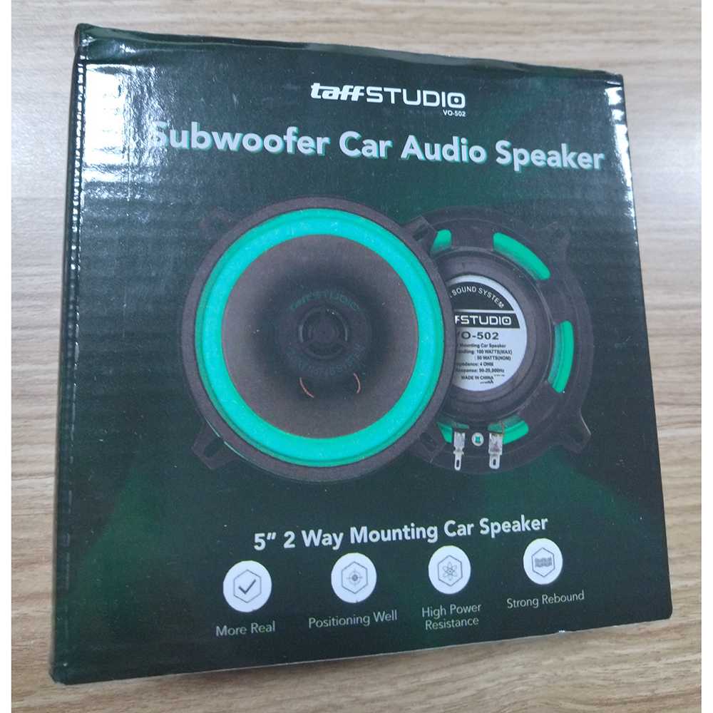 ROADSTAR Speaker Subwoofer Mobil HiFi 5 Inch 100W 1 PCS - VO-502 4 inch / 5 inch Car HiFi Coaxial Speaker 100W 4 Ohms Universal Car Speaker Door Auto Stereo Audio Music Loudspeaker New