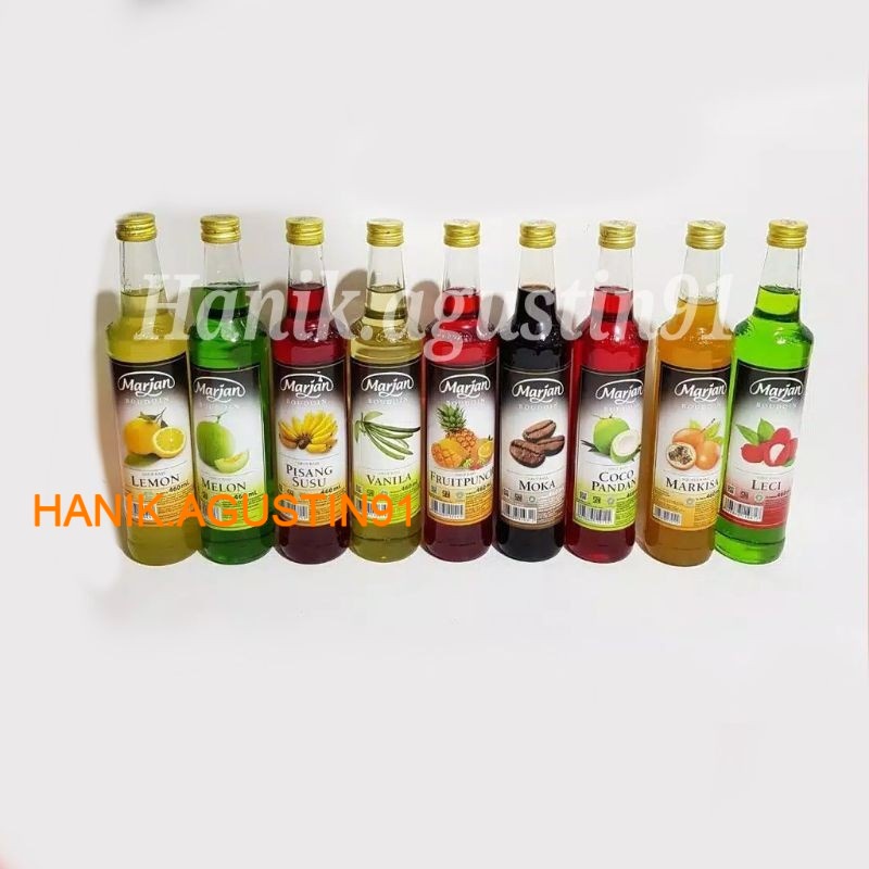 Jual Marjan Special 460ml All Varian Syrup Marjan Boudoin All Varian