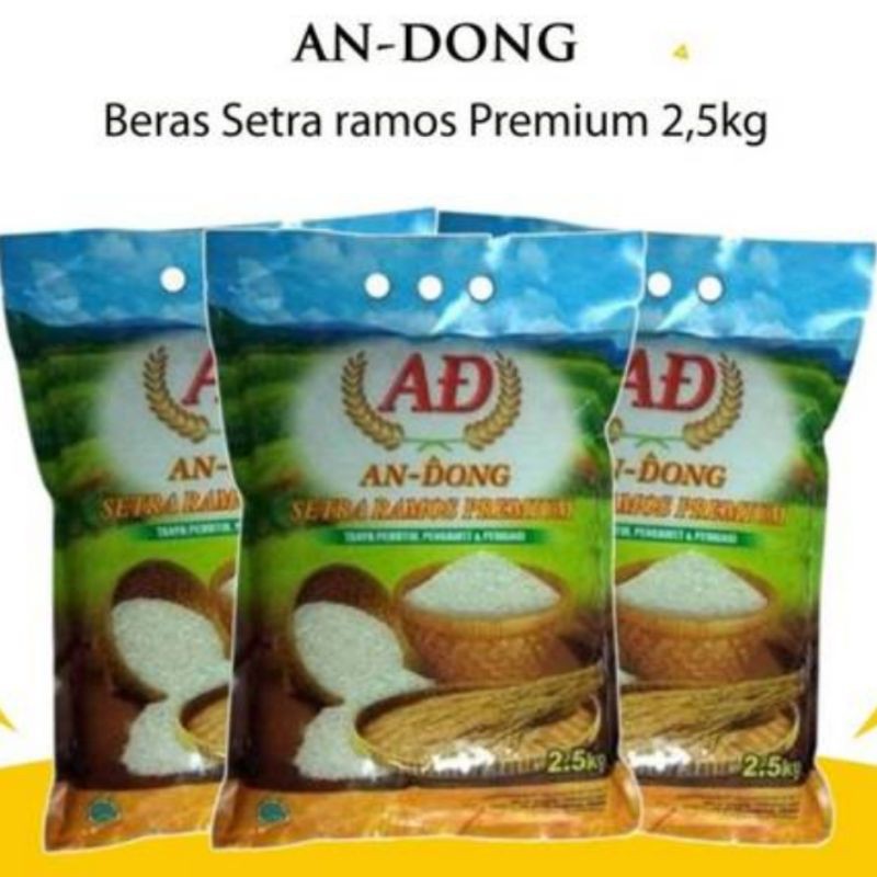 

Beras AN-DONG Premium Sentra Ramos 2,5Kg & 5Kg