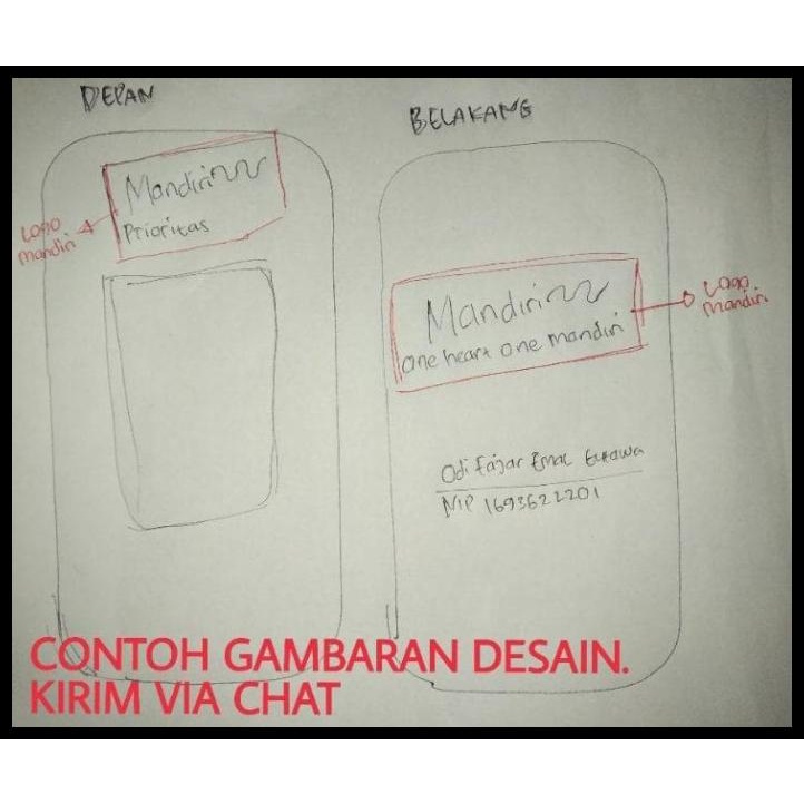 

BEST SELLER !!! CASE ID CARD / NAMETAG HOLDER KULIT ASLI, TIPE KANCING TERLARIS