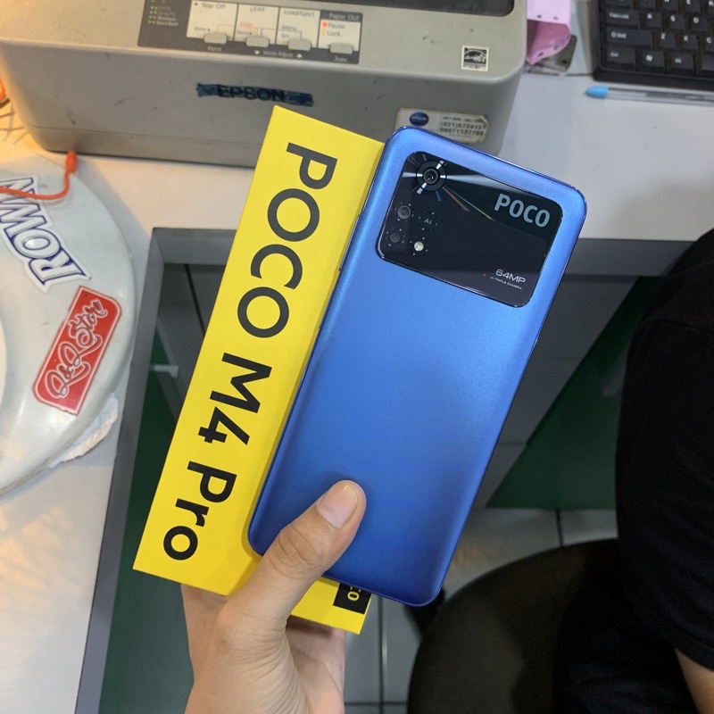 Poco M4 Pro 6/128gb second bekas pakai normal fullset original resmi
