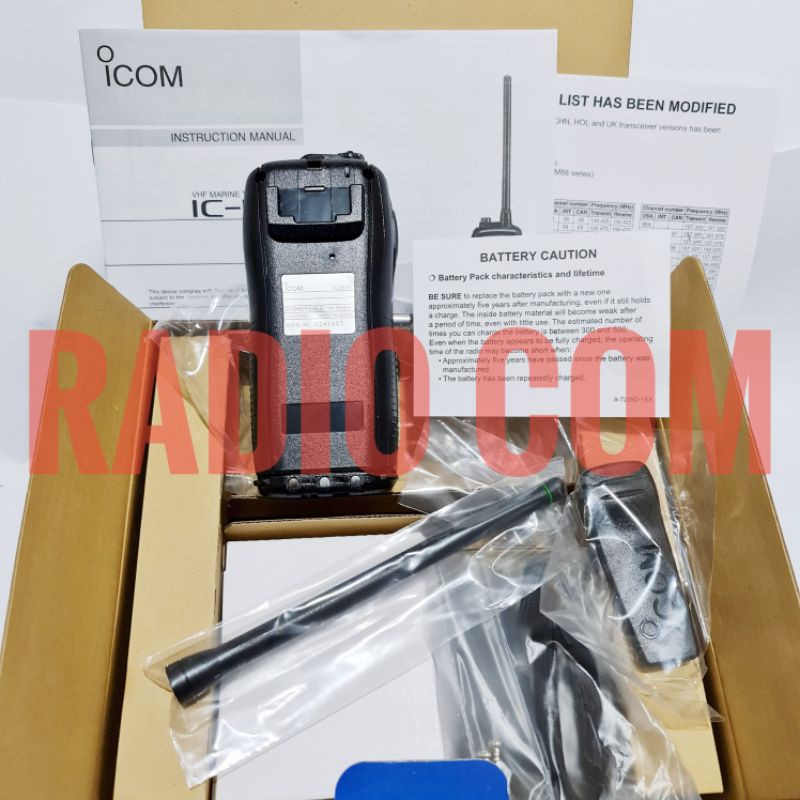 JUAL HT ICOM IC M36 VHF MARINE MURAH  / HT MARINE WATERPROOF ANTI AIR HT ICOM M36 MARINE