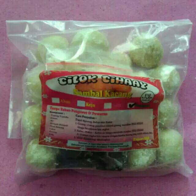 

Cilok cihaay sambal kacang