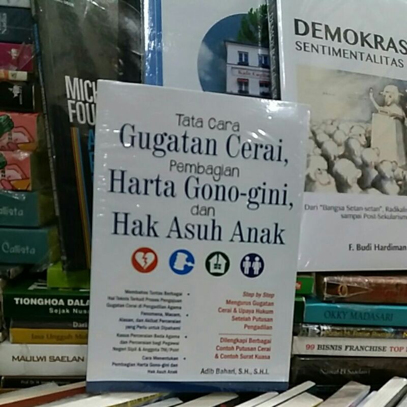 Buku Tata Cara GUGATAN CERAI, Pembagian HARTA GONO-GINI, Dan HAK ASUH ANAK