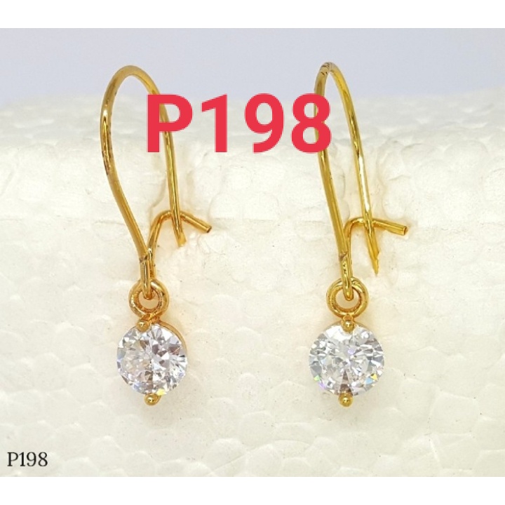 Anting Tusuk Berlian Replika - Perhiasan Xuping Lapis Emas